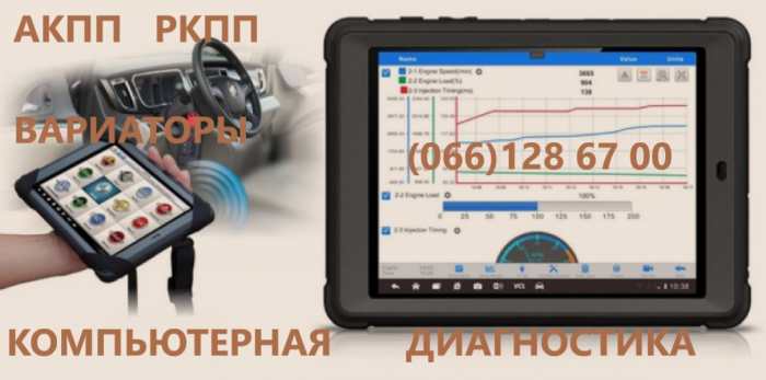 Комп'ютерна діагностика АКПП Варіаторів Роботів EDC DCT W6DGB DSG CVT